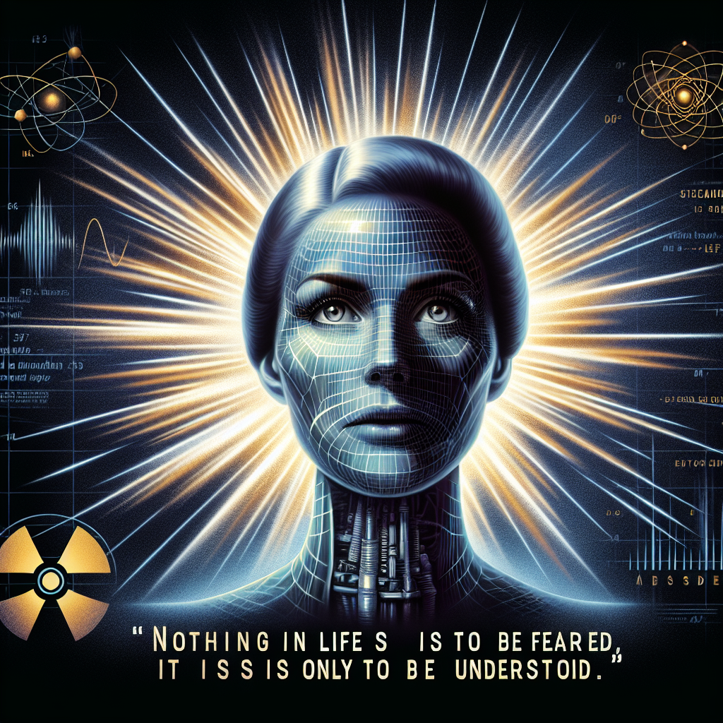 Dodatkowa wizualizacja: Nauka i odwaga: jak Marie Curie pokonała strach