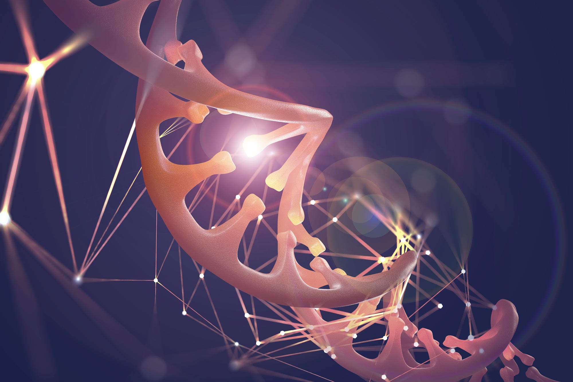 Główna ilustracja artykułu: Odkrycie 4D Mapy Genomu Człowieka