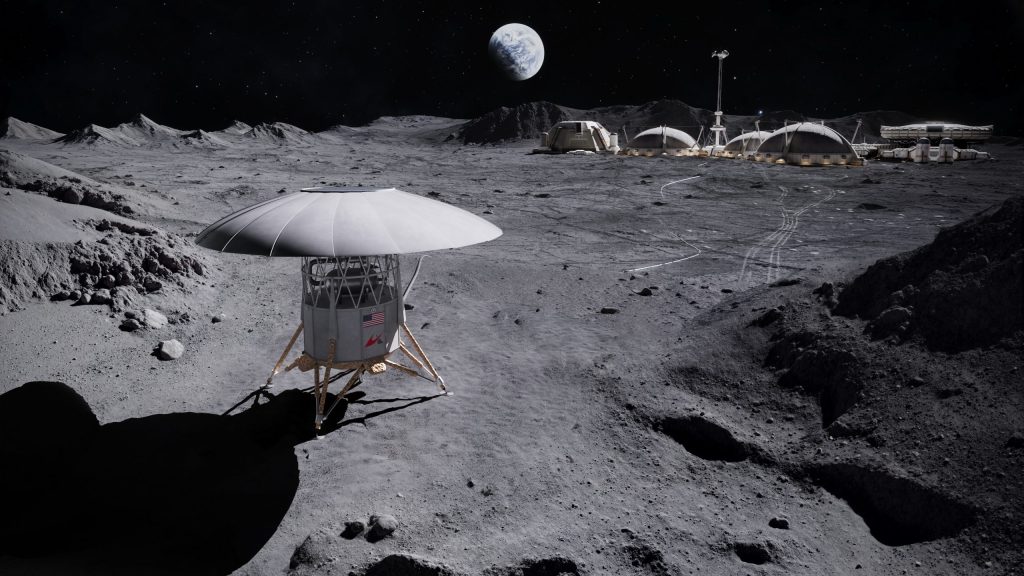 Główna ilustracja artykułu: NASA i DOE łączą siły w opracowaniu reaktora jądrowego na Księżycu