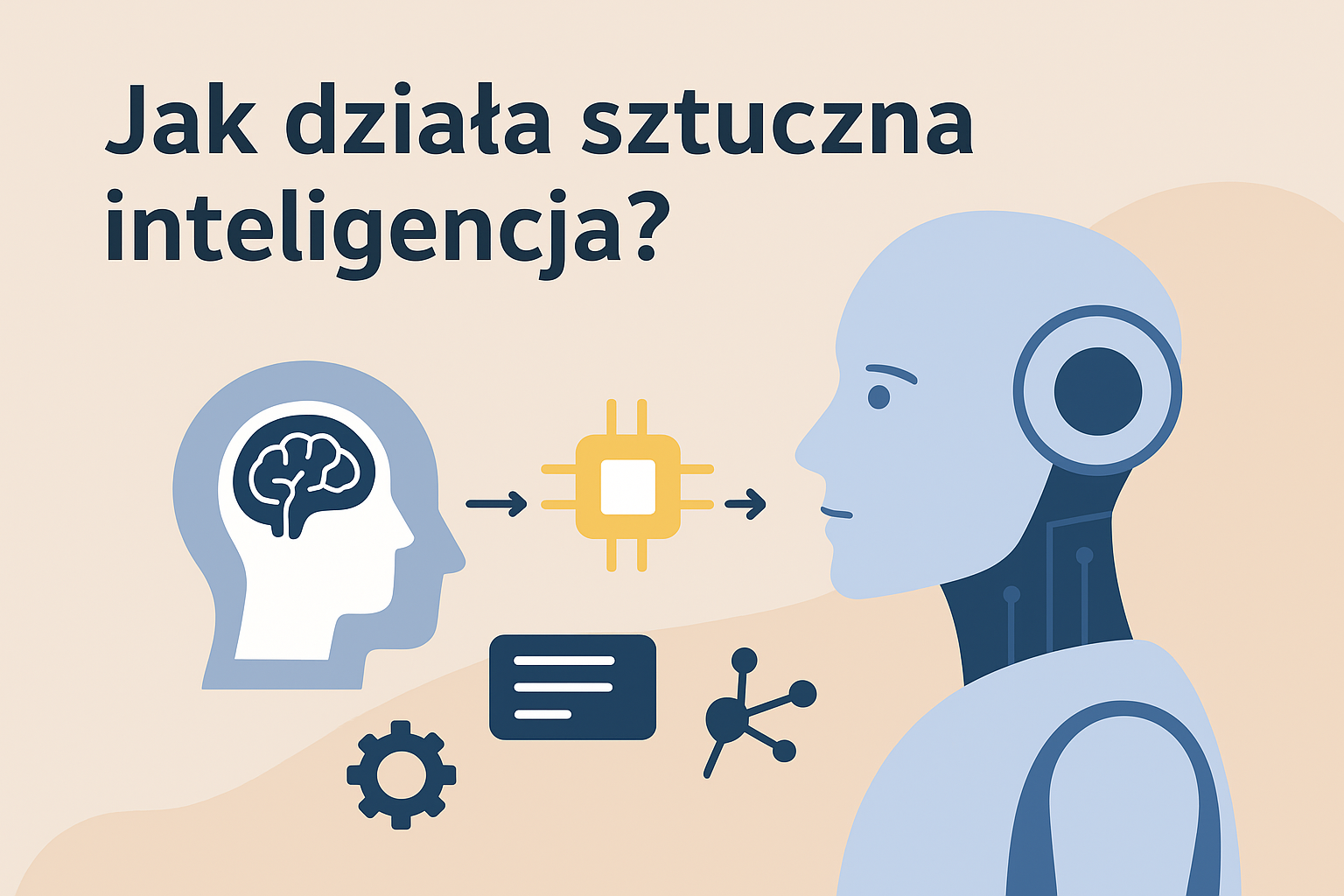 Dodatkowa wizualizacja: Jak działa sztuczna inteligencja – proste wyjaśnienie