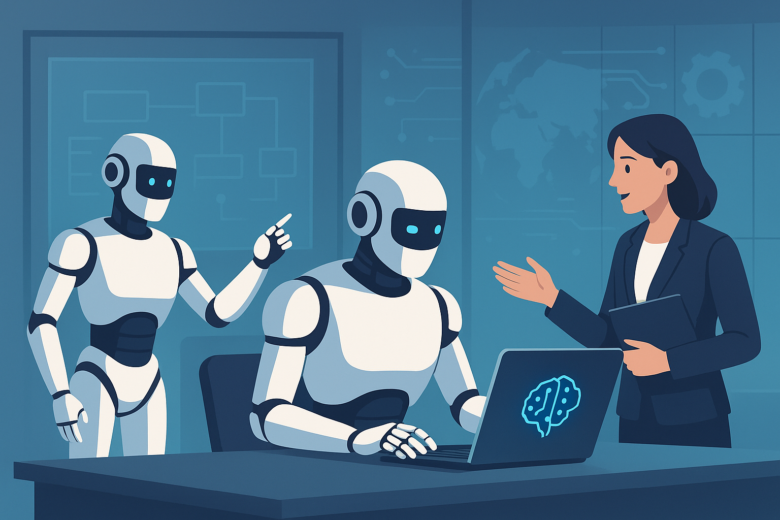 Dodatkowa wizualizacja: Generatywne AI i samodzielne AI agenci