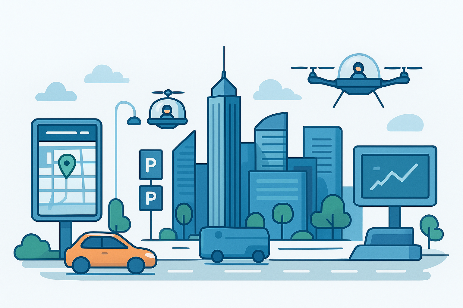 Dodatkowa wizualizacja: Internet rzeczy w inteligentnym domu, mieście i fabryce