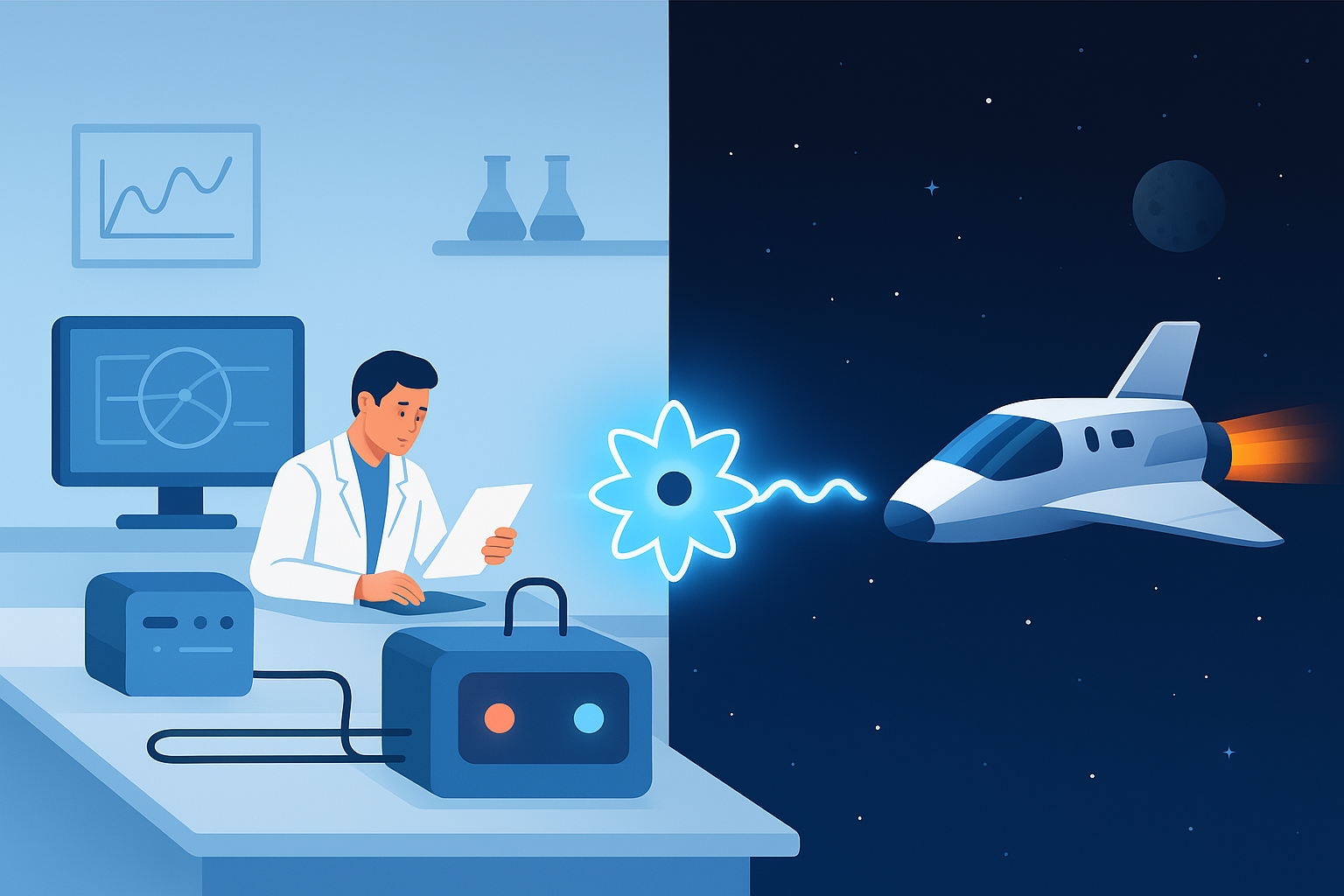 Główna ilustracja artykułu: Kwantowa teleportacja i jej realne zastosowania