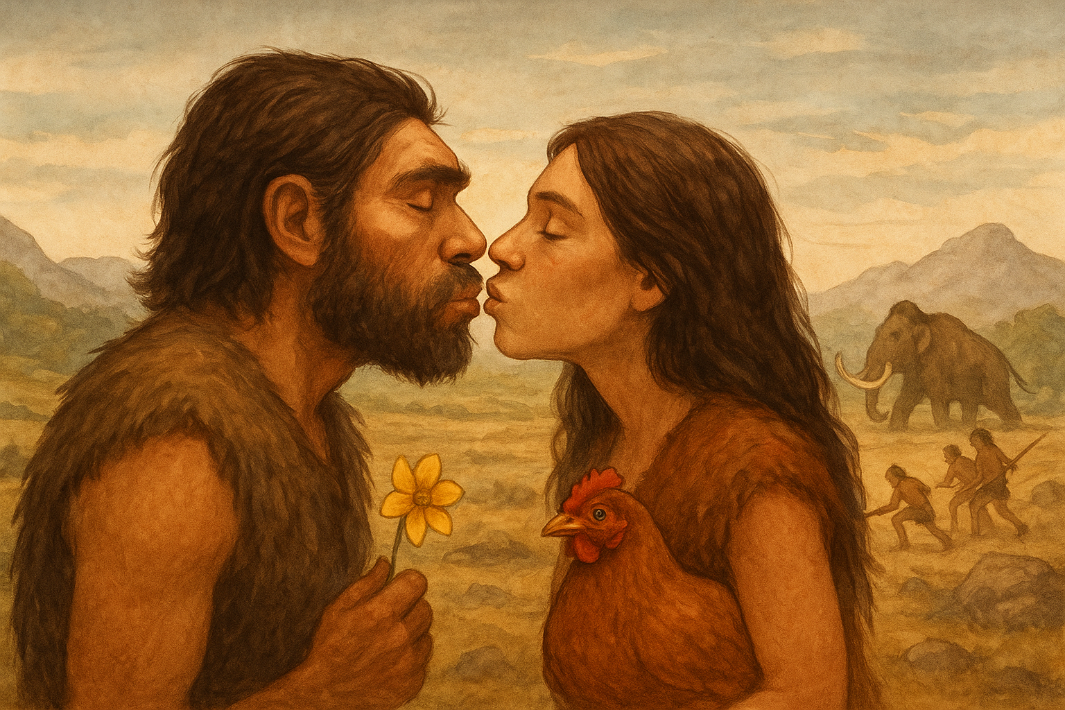 Dodatkowa wizualizacja: Pocałunki mogły powstać 21 milionów lat temu