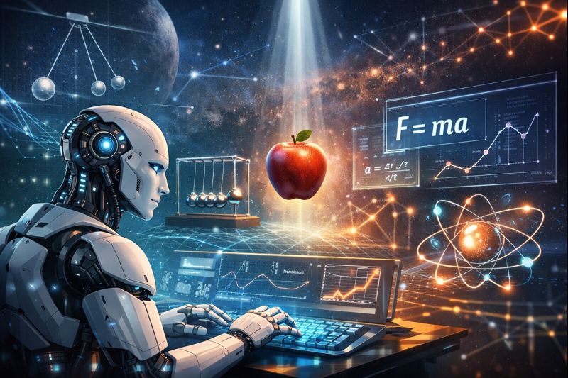 Główna ilustracja artykułu: AI-Newton: sztuczna inteligencja odkrywa prawa fizyki