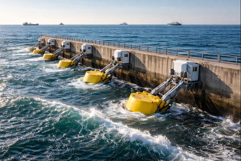 Dodatkowa wizualizacja: Portugalia wybuduje elektrownię falową 1 MW