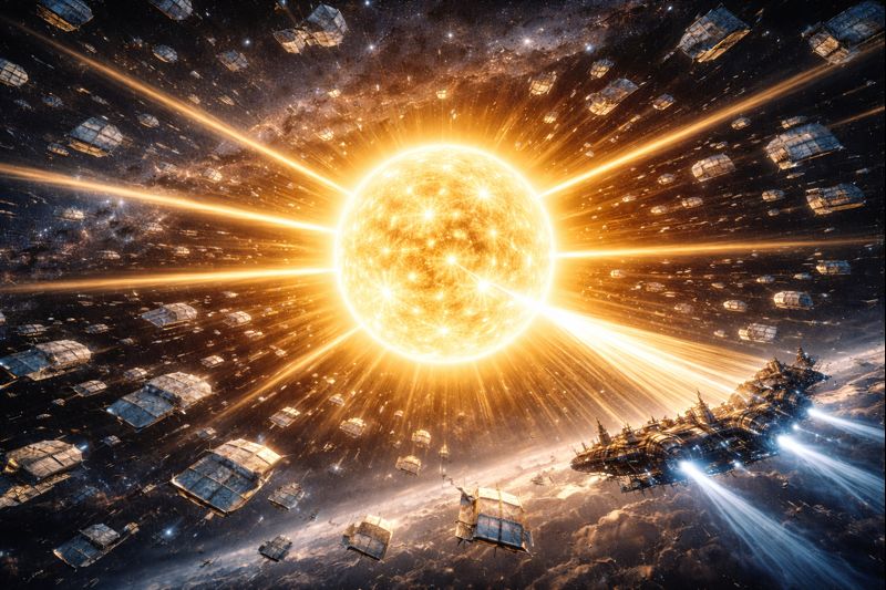 Dodatkowa wizualizacja: Wykorzystanie własnej gwiazdy jako napędu kosmicznego