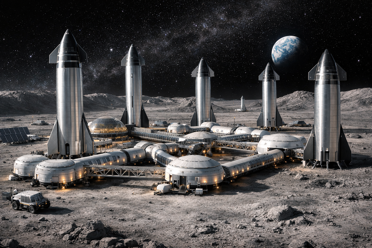 Główna ilustracja artykułu: Musk nie porzucił Marsa na rzecz Księżyca