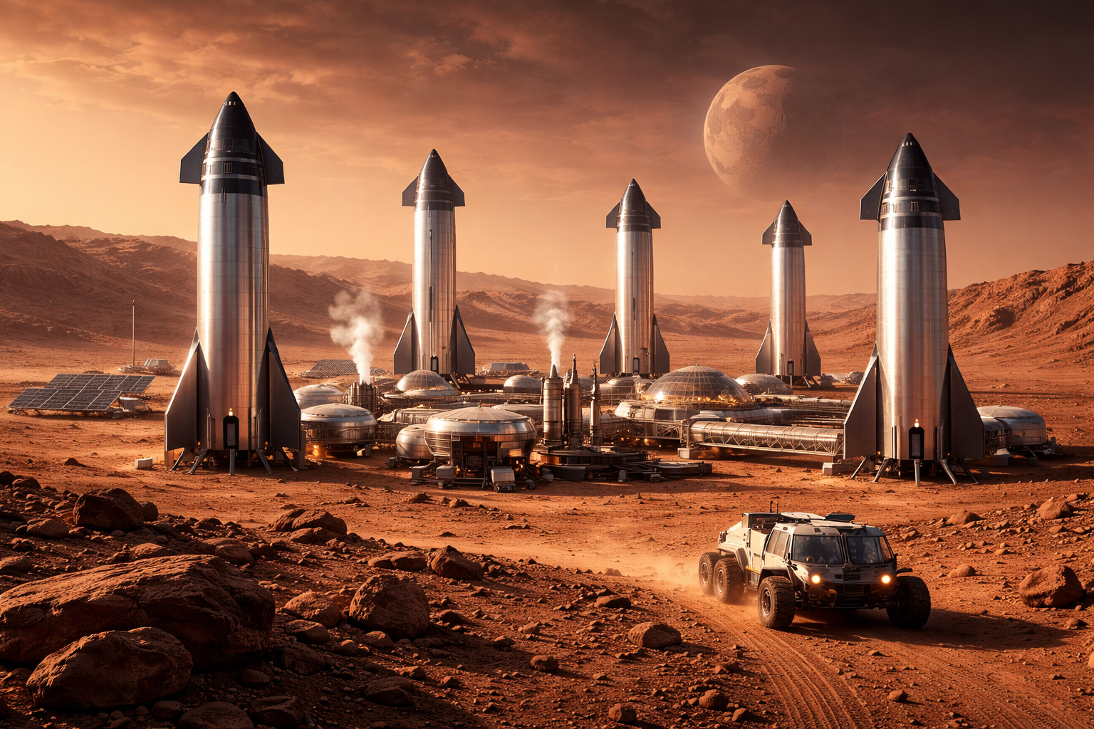 Dodatkowa wizualizacja: Musk nie porzucił Marsa na rzecz Księżyca